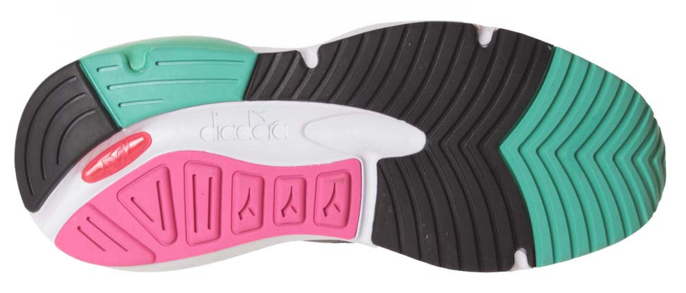 Diadora Scarpe Whizz Run White Fluo Fuchsia Electric Gr Bianco Uomo - 5