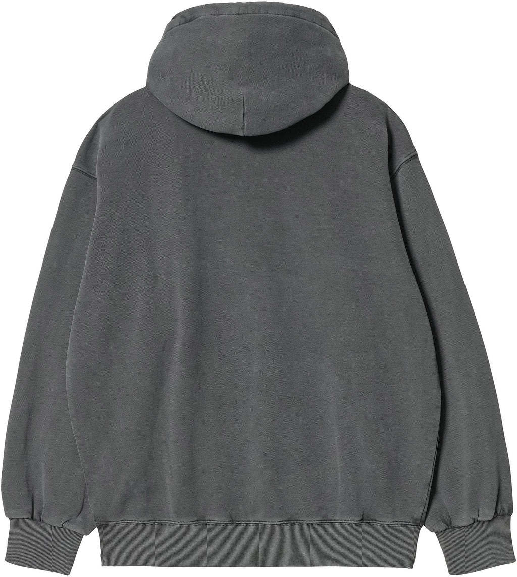 Carhartt Wip Felpa Hooded Vista Sweat Soot Grigio Uomo - 2