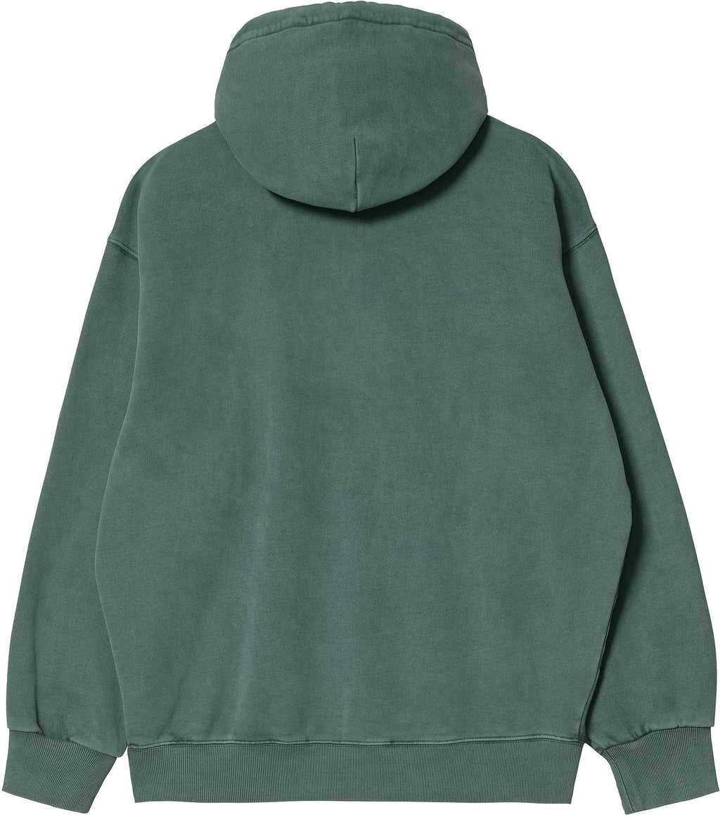 Carhartt Wip Felpa Hooded Vista Sweat Eucalyptus Verde Uomo - 2
