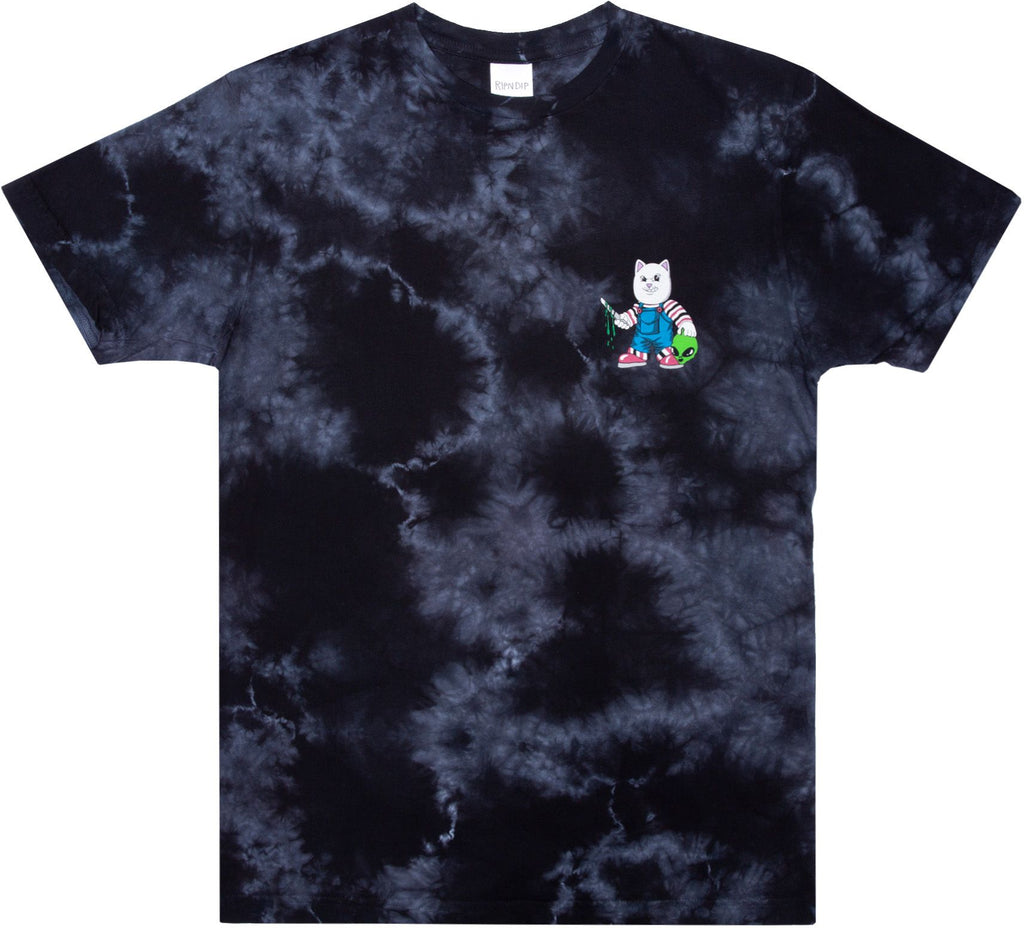 Ripndip T-shirt Childs Play Tee Black Lighting Wash Nero Uomo - 2