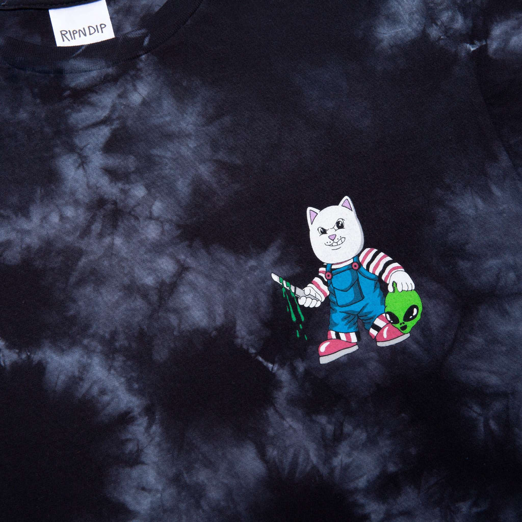 Ripndip T-shirt Childs Play Tee Black Lighting Wash Nero Uomo - 3