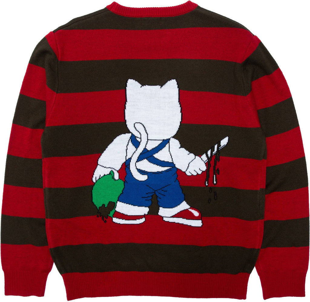 Ripndip Maglione Childs Play Knit Sweater Red Olive Rosso Uomo - 2
