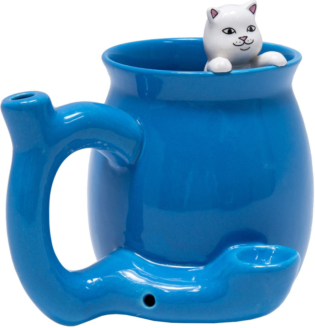 Ripndip Tazza Got Greens Ceramic Coffee Mug Pipe Blue Uomo - 1