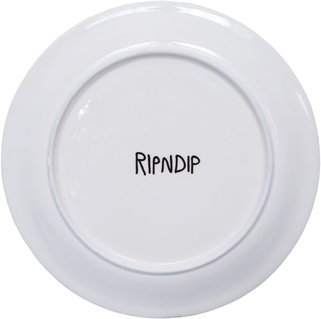 Ripndip Piatto Squished Nerm Ceramic Plate White Bianco Uomo - 2