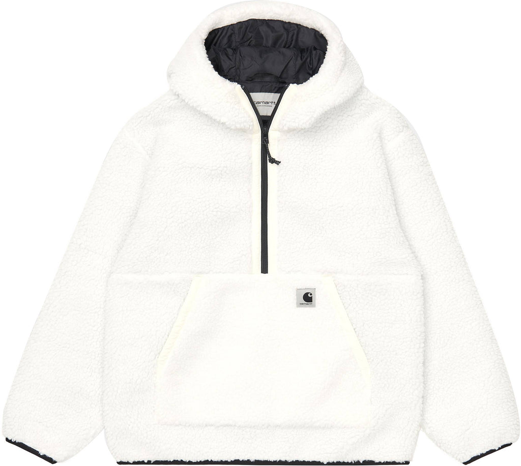 Carhartt Wip Felpa W' Hooded Loon Liner Wax Bianco Donna - 1