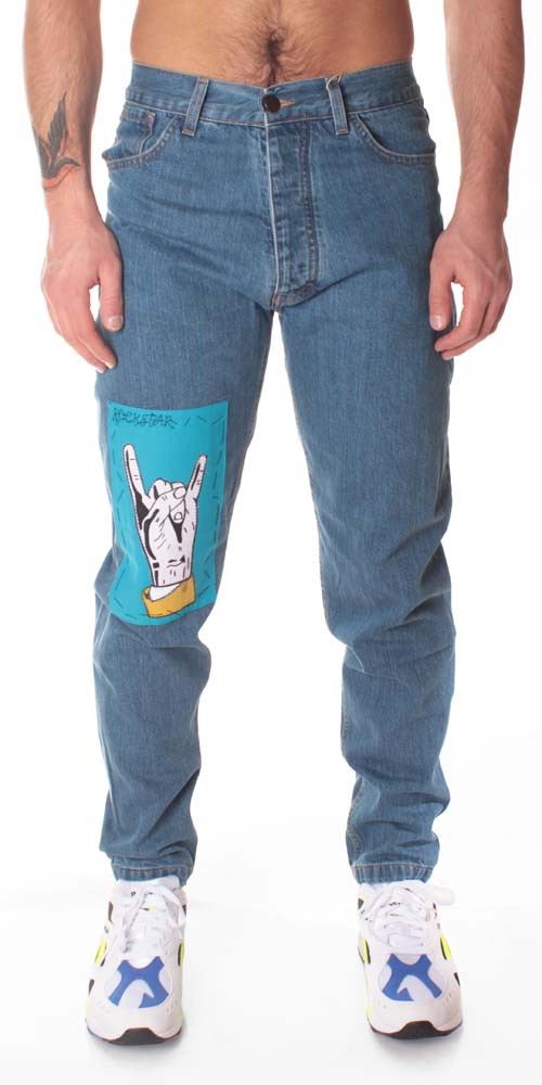 T-Patch pantaloni Rockstar medium blue