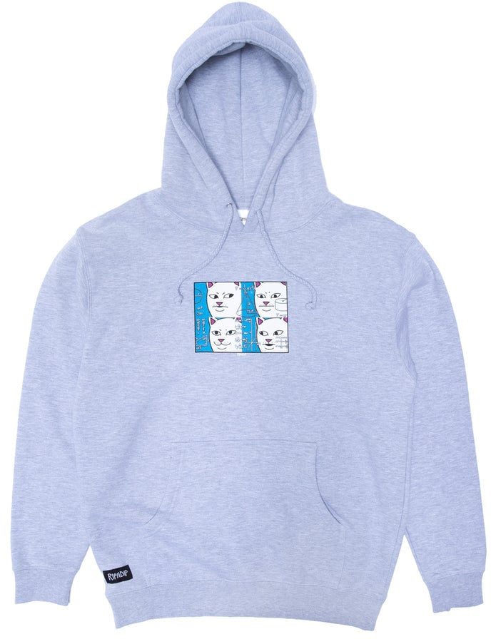 Ripndip Felpa Memory Bank Hoodie Ash Heather Grigio Uomo - 1