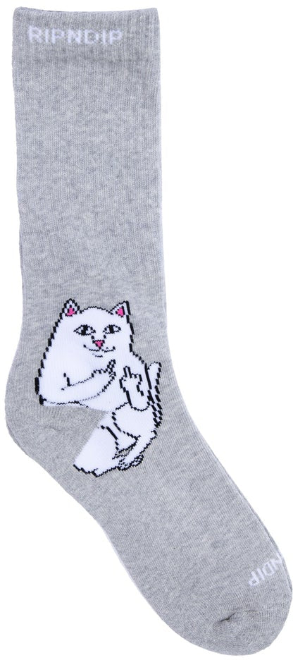 Ripndip Calze Lord Nermal Socks Heather Grey Grigio Uomo - 1