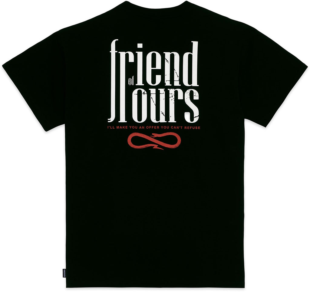 Propaganda T-shirt Friend Tee Black Nero Uomo - 1