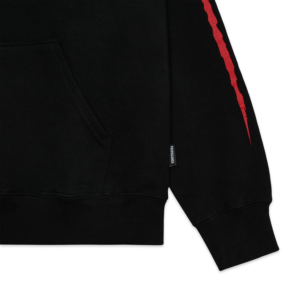 Propaganda Felpa Grizzly Hoodie Black Nero Uomo - 4