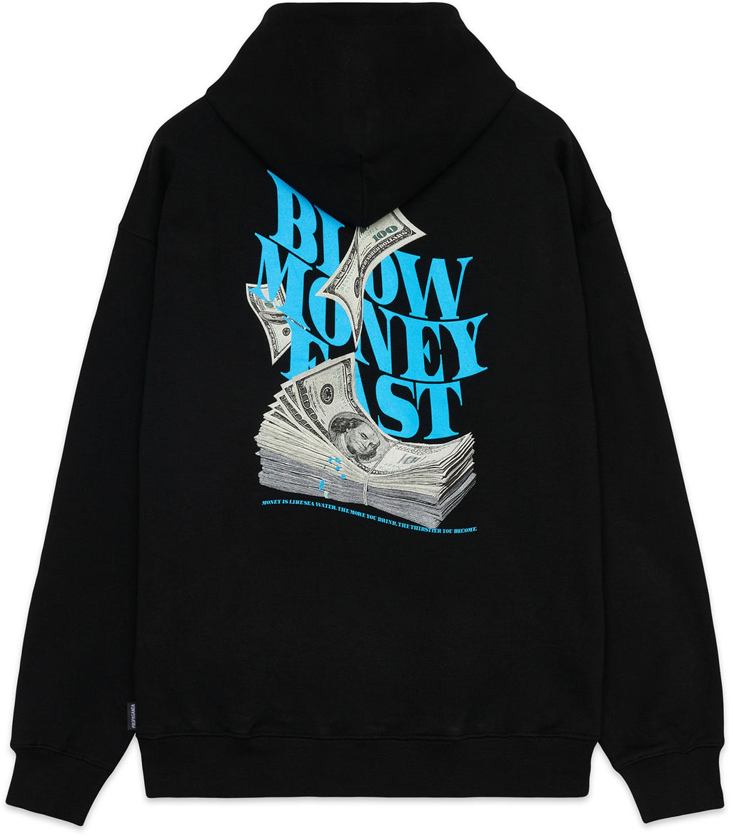 Propaganda Felpa Bfm Hoodie Black Nero Uomo - 1