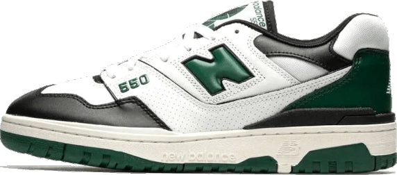 New Balance 550 Le1 White Green Black Verde Uomo - 3