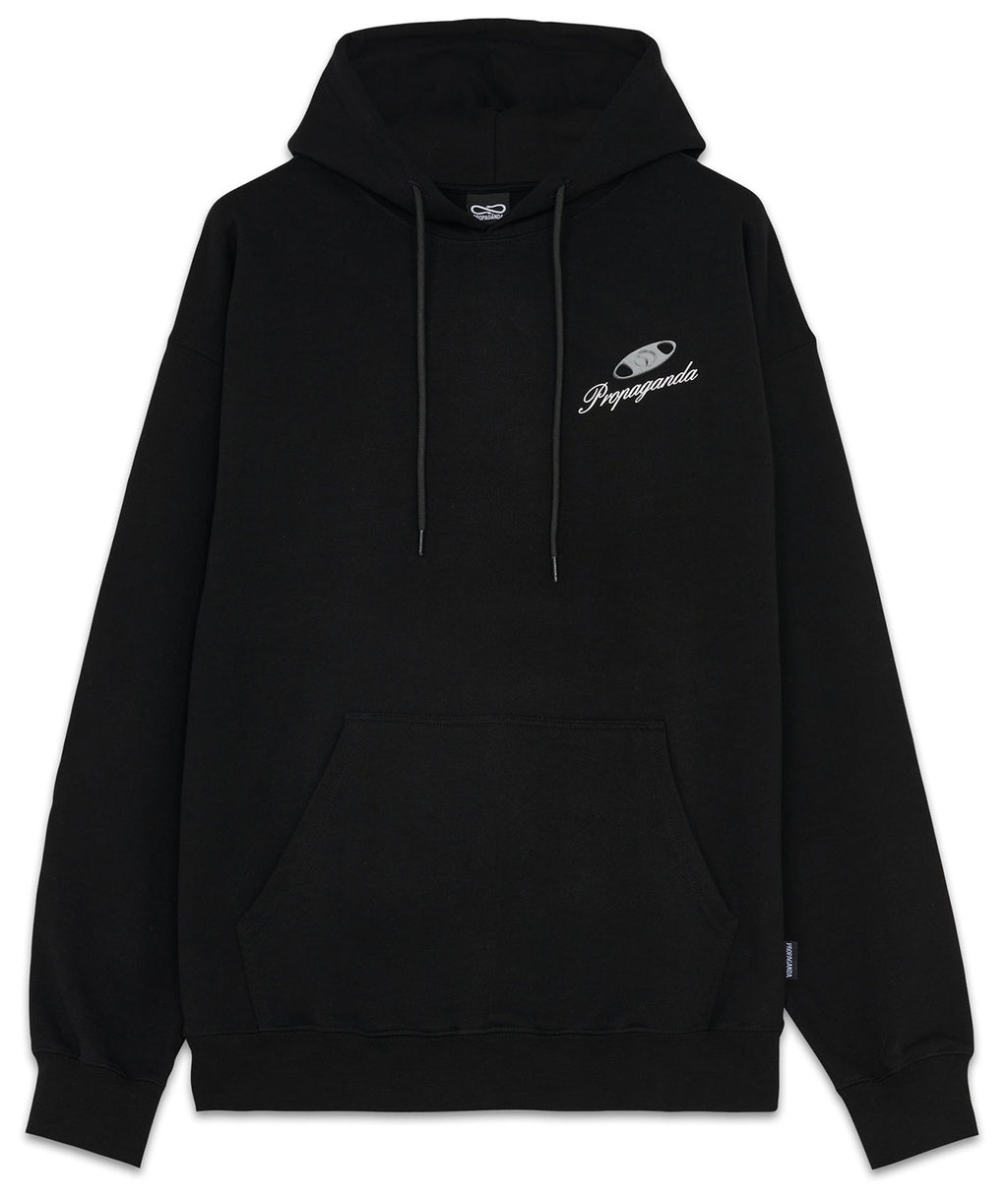 Propaganda Felpa Cigar Hoodie Black Nero Uomo - 3