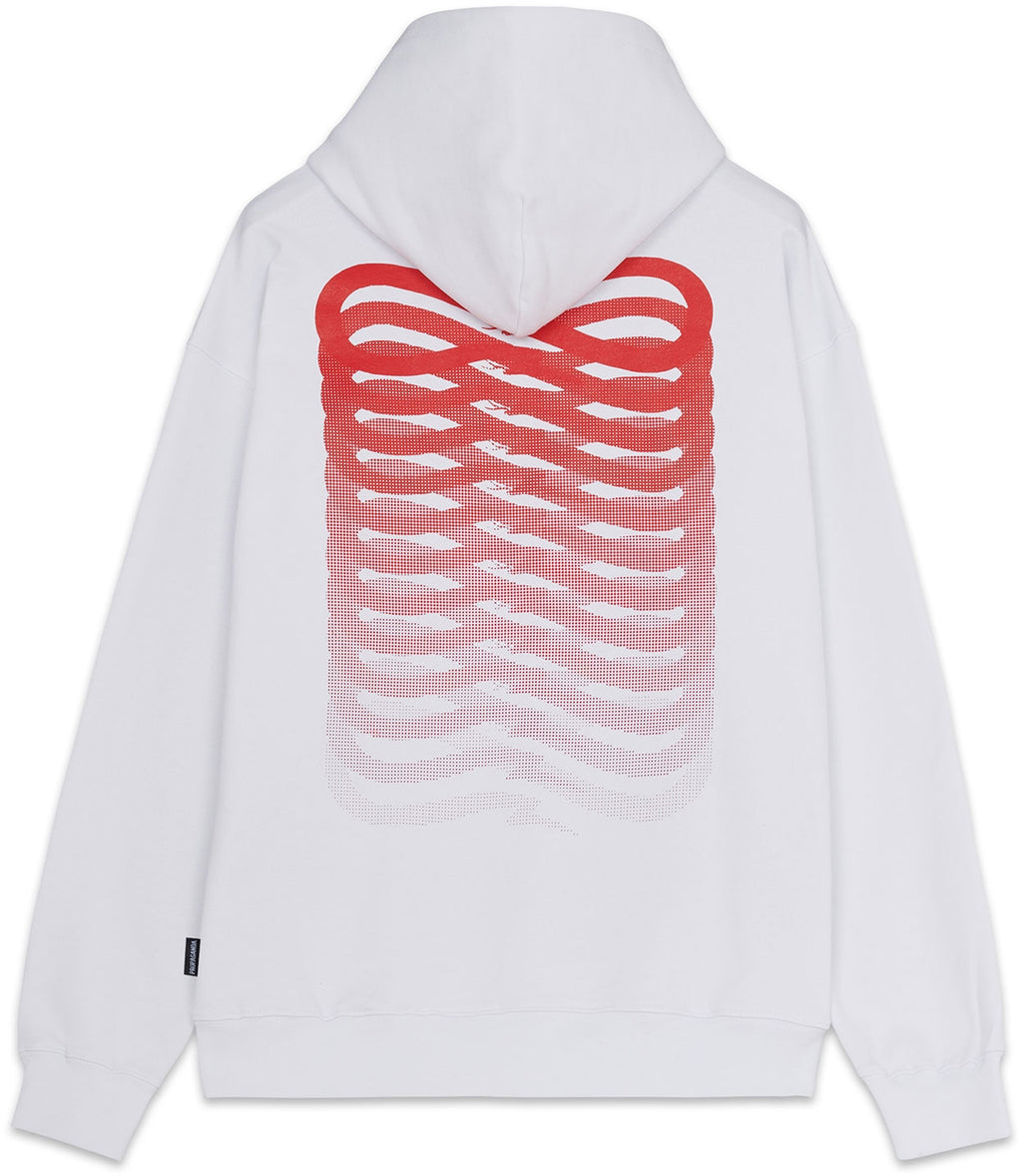 Propaganda Felpa Ribs Hoodie White Bianco Uomo - 1