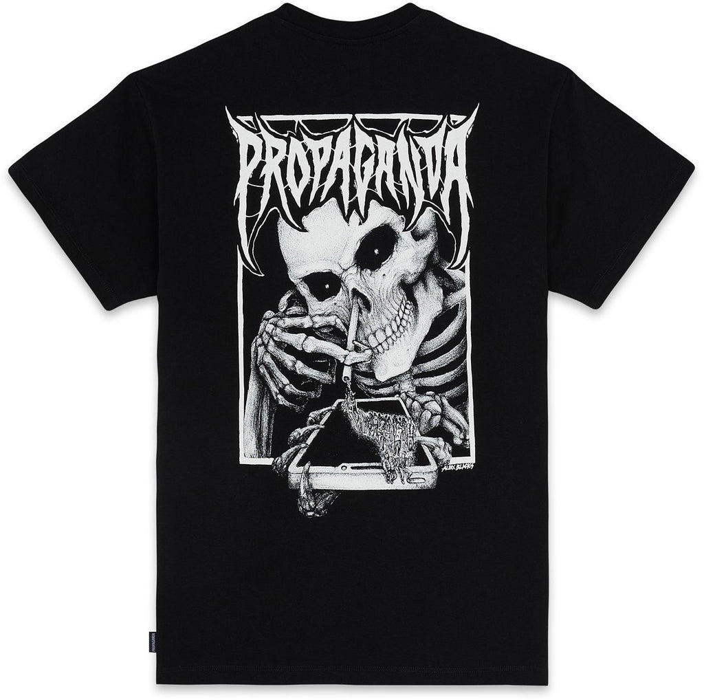 Propaganda T-shirt Straw Tee Black Nero Uomo - 1