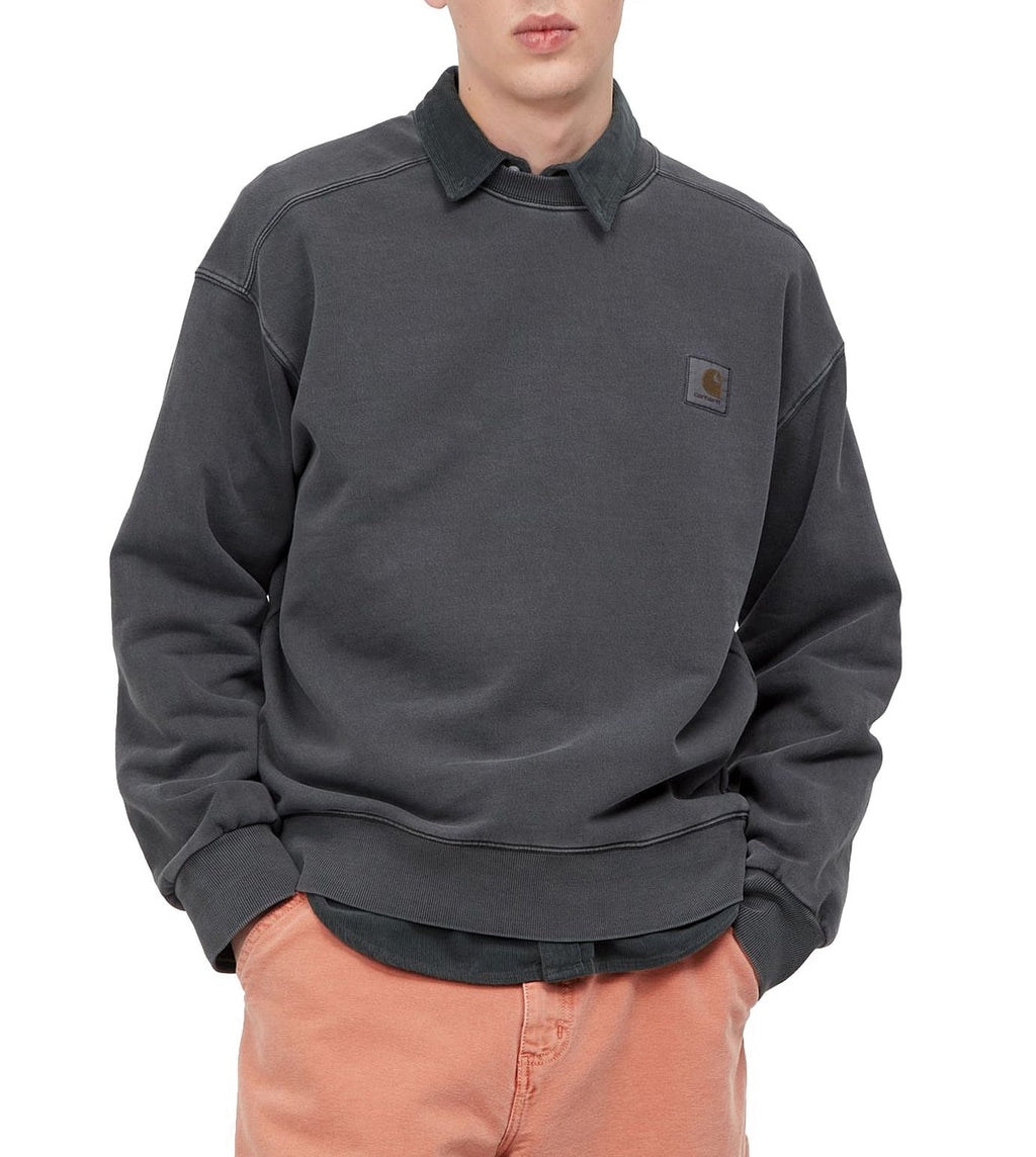 Carhartt Wip Felpa Nelson Sweat Black Nero Uomo - 3