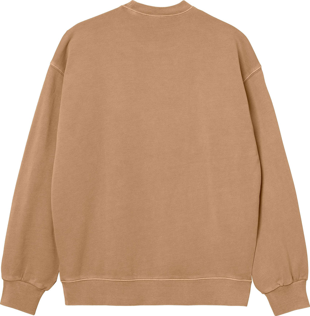 Carhartt Wip Felpa Nelson Sweat Dusty H Brown Beige Uomo - 2