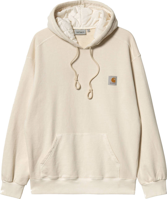 Carhartt Wip Felpa Hooded Nelson Sweat Natural Uomo Bianco