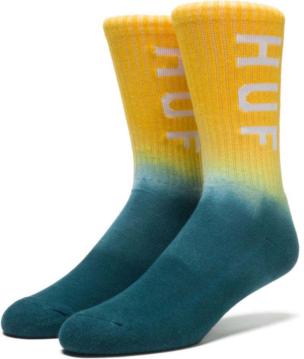 Huf Calze Henry Crew Sock Teal Giallo Uomo - 1