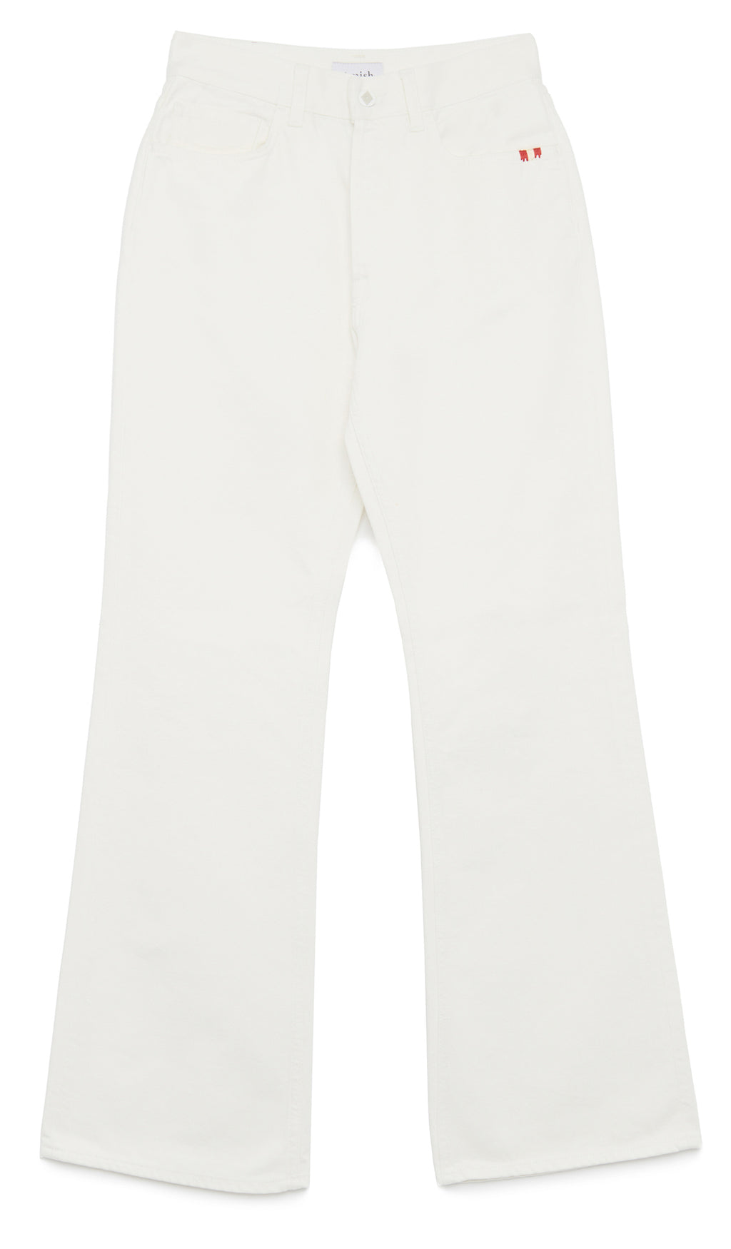 Amish Jeans Kendall Bull Ecru Sw Bianco Donna - 1