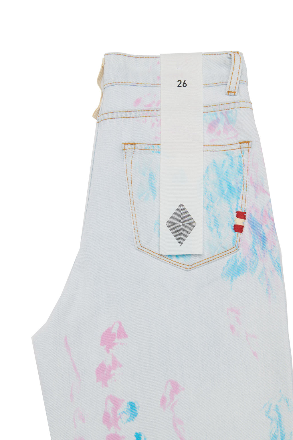 Amish Jeans Linda Denim Blach & Color Denim Bianco Donna - 4