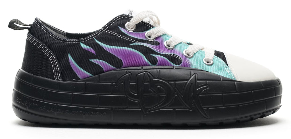 Acupuncture Scarpe Nyu Vulc Black Violet Nero Uomo - 1