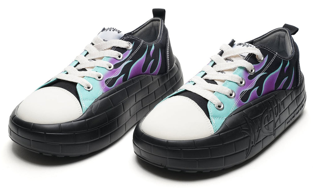 Acupuncture Scarpe Nyu Vulc Black Violet Nero Uomo - 2