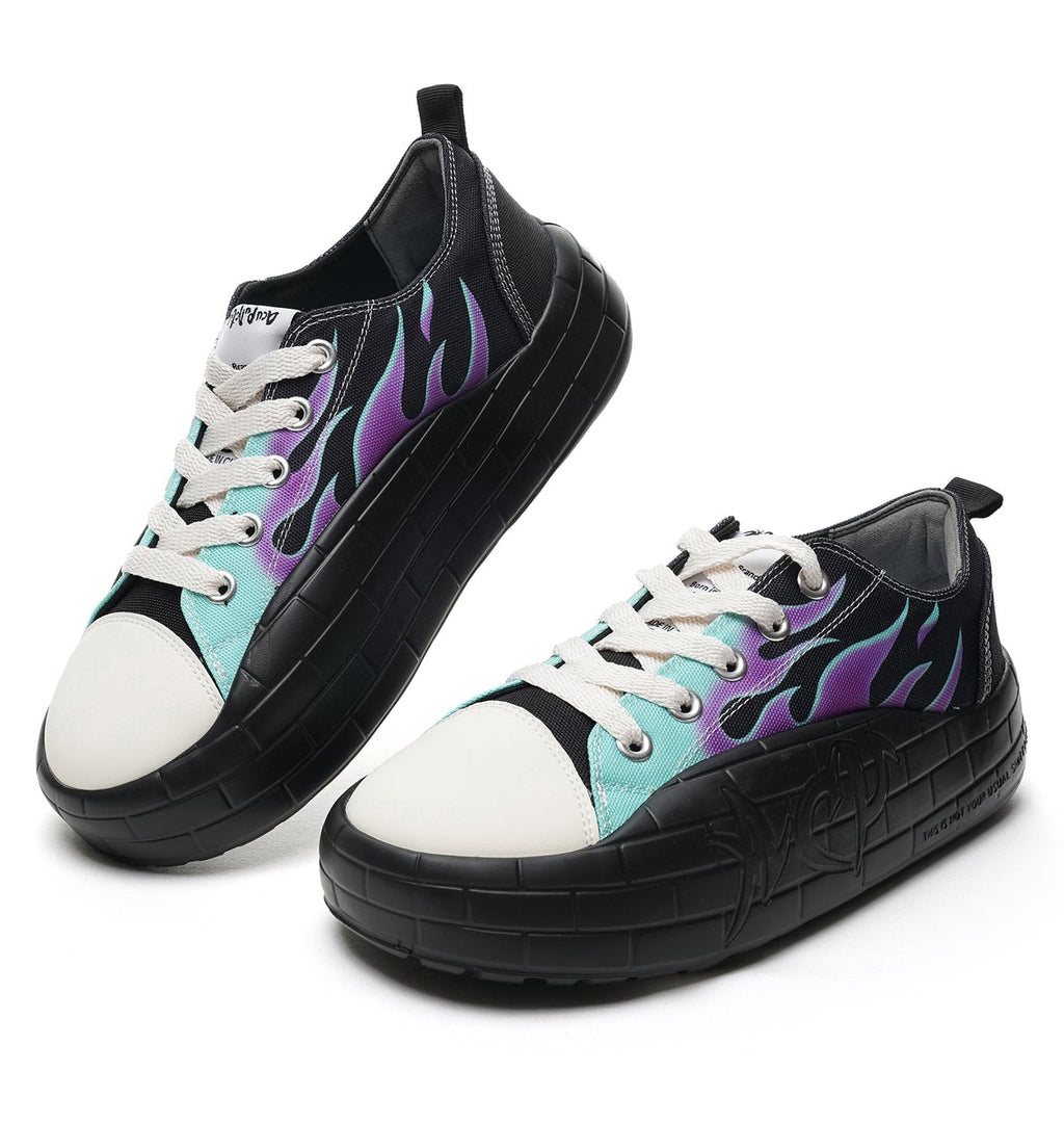 Acupuncture Scarpe Nyu Vulc Black Violet Nero Uomo - 3