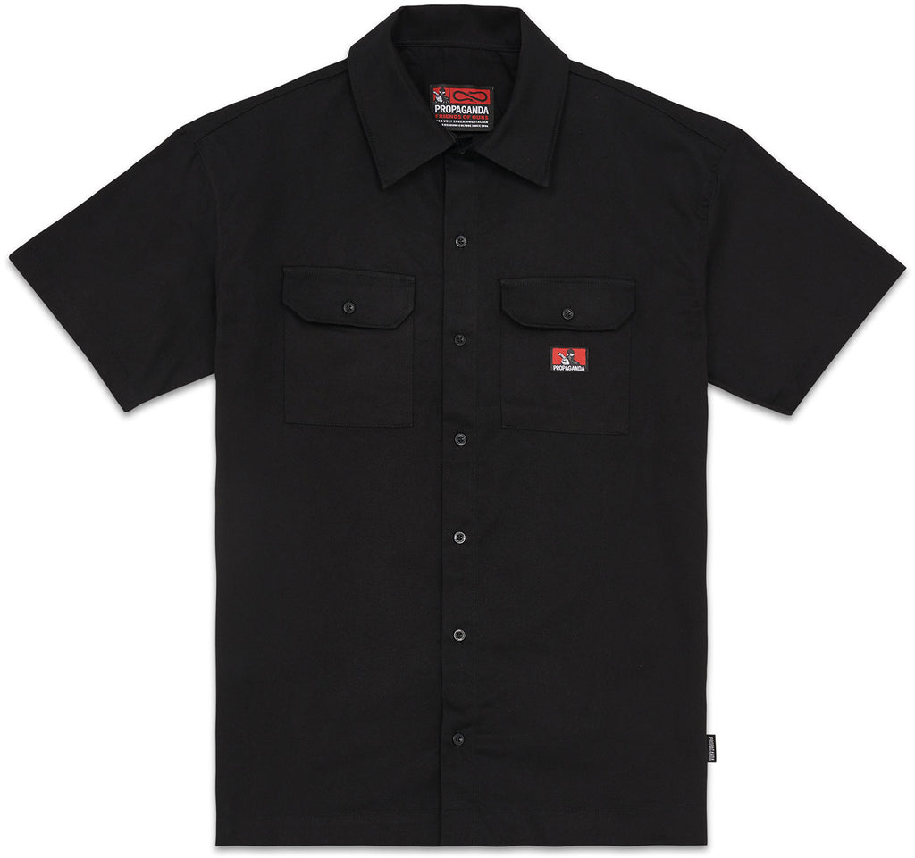 Propaganda Camicia Robber Work Shirt Black Nero Uomo - 1