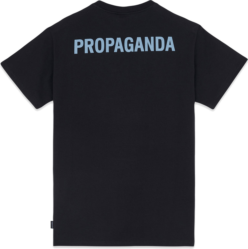 Propaganda T-shirt Logo Tee Black Nero Uomo - 2