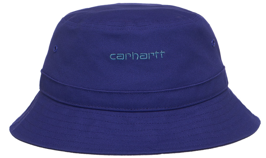 Carhartt Wip Cappello Script Bucket Hat Razzmic Icy Water Viola Uomo - 1