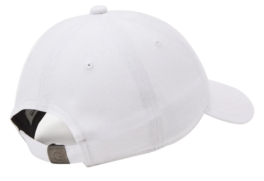 Carhartt Wip Cappello Canvas Script Cap White Black Bianco Uomo - 2