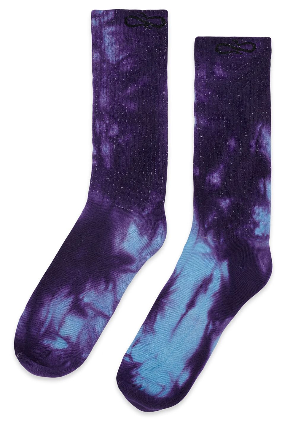 Propaganda Calze Classic Logo Socks Tie Dye Violet Viola Uomo - 1