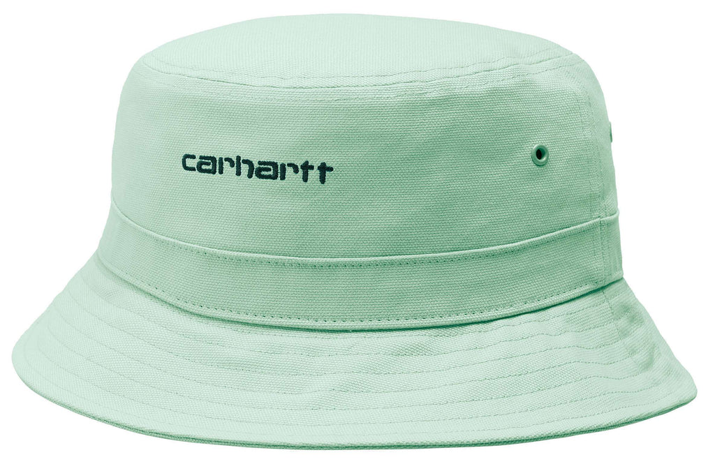 Carhartt Wip Cappello Script Bucket Hat Pale Spearmint Hedge Verde Uomo - 1