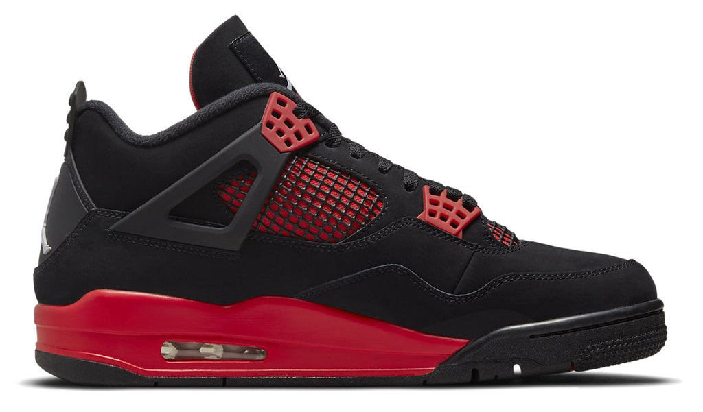 Jordan 4 Retro Shoes Red Thunder Nero Uomo - 1