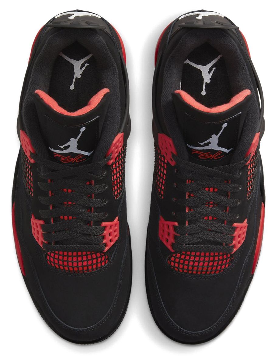 Jordan 4 Retro Shoes Red Thunder Nero Uomo - 4