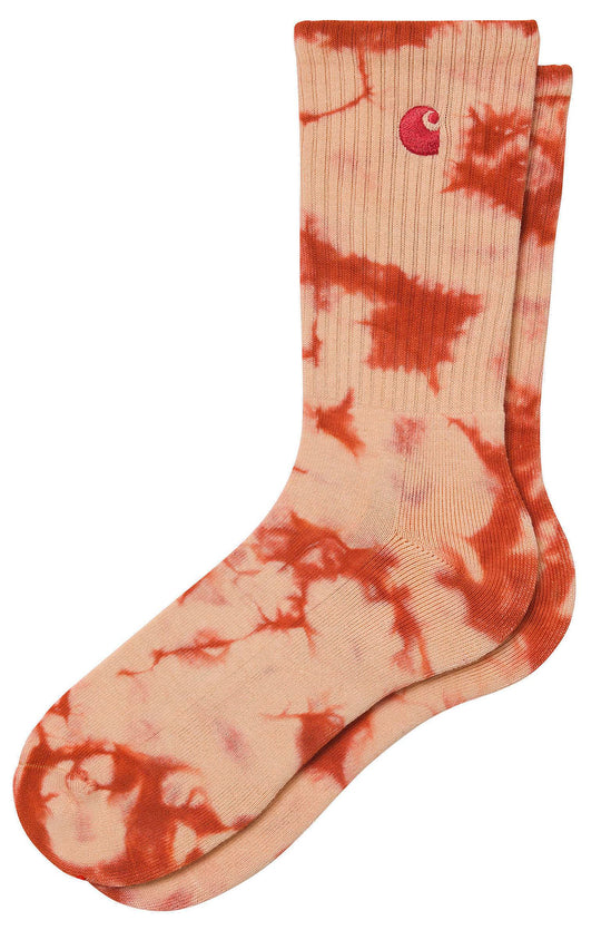 Carahartt Wip Calze Vista Socks Elba Grapefruit Carhartt Wip Uomo Rosso