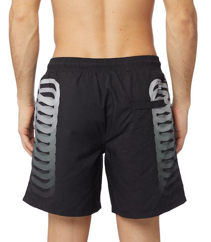 Propaganda Costume Ribs Swim Trunks Black Nero Uomo - 3