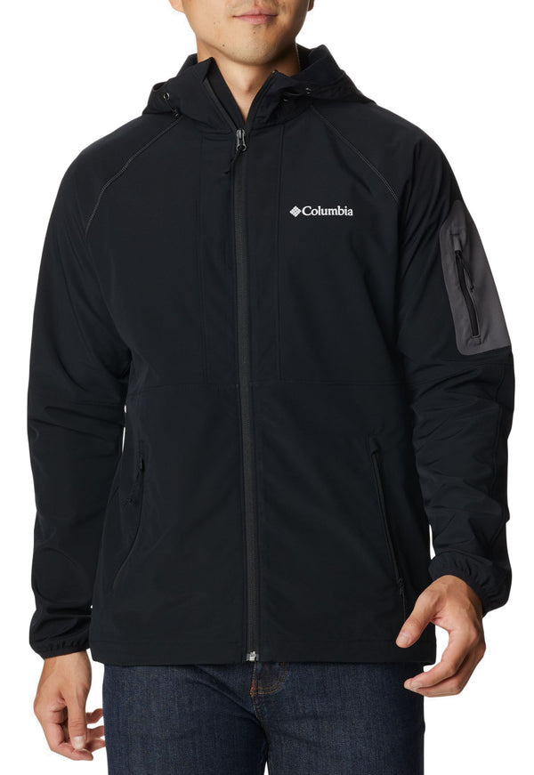 Columbia giacca Tall Heights Hooded Softshell Jacket Black