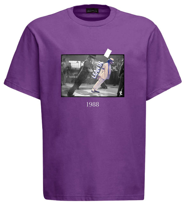 Throwback t-shirt Michael Jackson Smooth tee purple