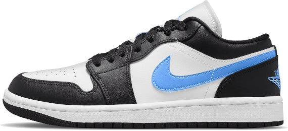 Jordan 1 Low Black University Blue White W Nero Donna - 2