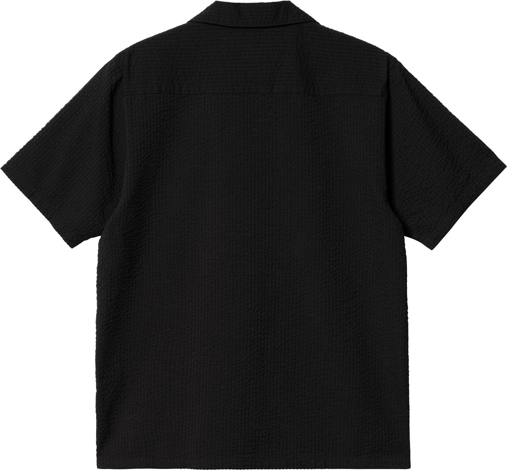 Carhartt Wip Camicia S/s Dryden Shirt Black Nero Uomo - 2