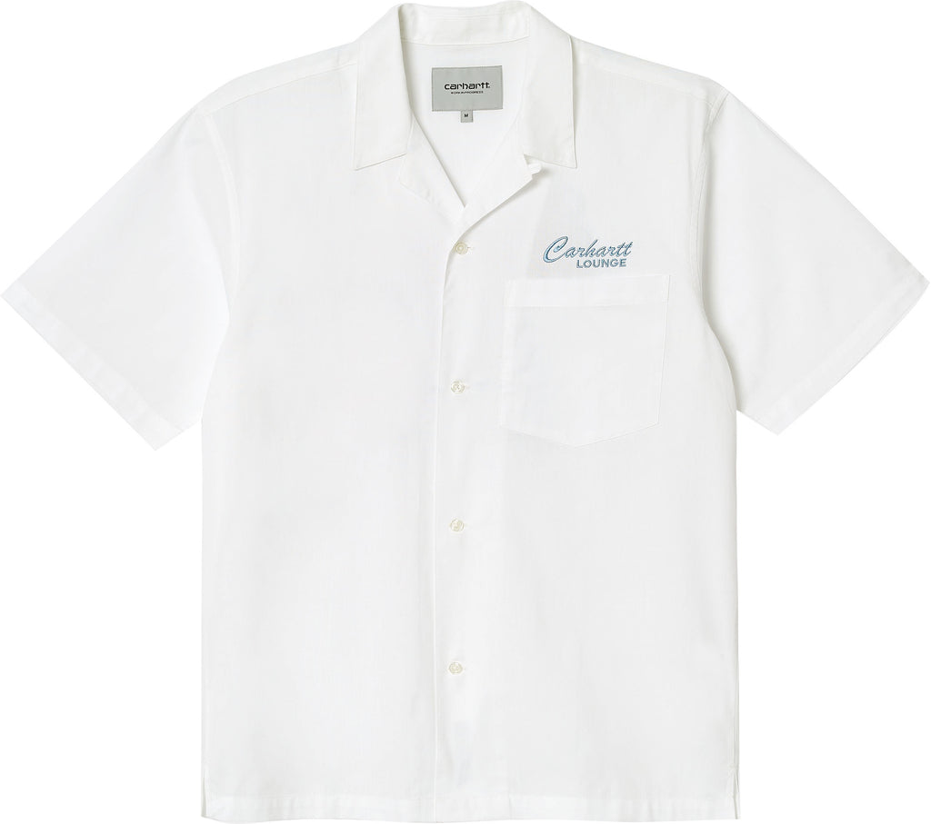 Carhartt Wip Camicia Ss Carhartt Lounge Shirt White Bianco Uomo - 2