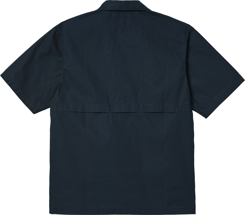 Carhartt Wip Camicia S/s Wynton Shirt Mizar Gulf Blue Uomo - 3