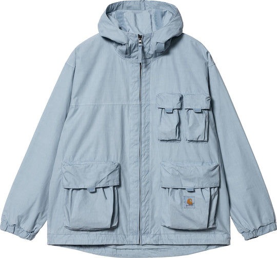 Carhartt Wip Giacca Berm Jacket Frosted Blue Uomo