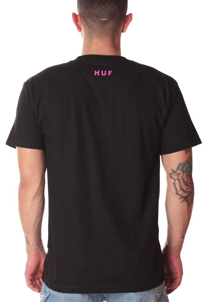Huf T-shirt Channel J S/s Tee Black Nero Uomo - 2