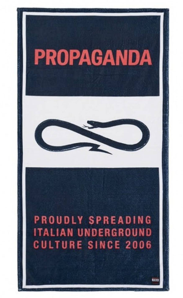 Propaganda telo mare Label Beach Towel black
