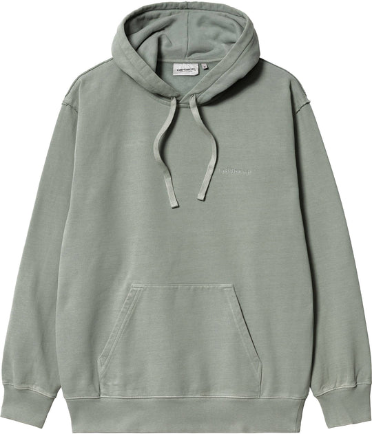 Carhartt Wip Felpa Hooded Marfa Misty Sage Moon Wash Uomo Verde