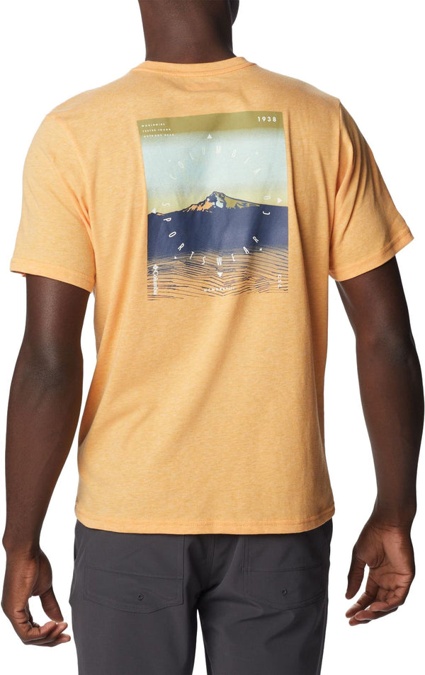 Columbia t-shirt High Dune Graphic Tee Mango Heat
