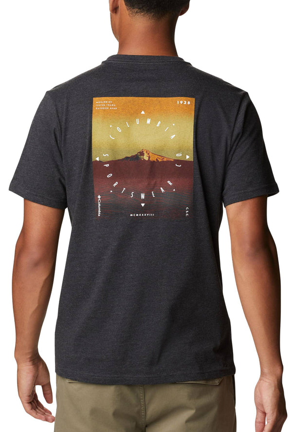 Columbia t-shirt High Dune Graphic Tee Black Heat